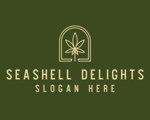 Marijuana Leaf Dispensary logo design