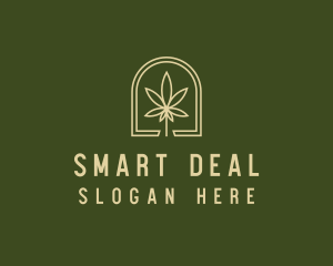 Marijuana Leaf Dispensary logo design