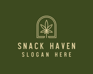 Marijuana Leaf Dispensary logo design