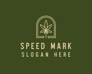 Marijuana Leaf Dispensary logo design