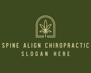 Marijuana Leaf Dispensary logo design