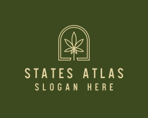 Marijuana Leaf Dispensary logo design