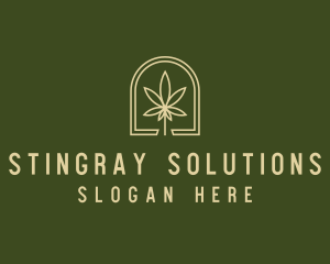 Marijuana Leaf Dispensary logo design