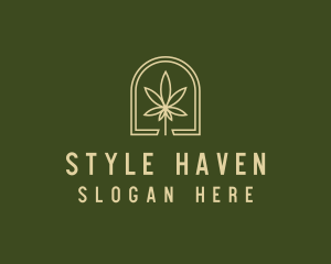 Marijuana Leaf Dispensary logo design