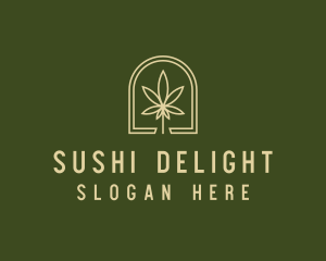 Marijuana Leaf Dispensary logo design