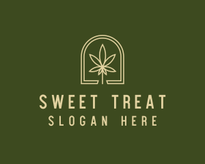 Marijuana Leaf Dispensary logo design