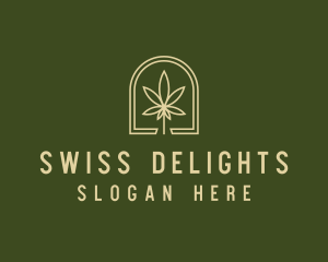 Marijuana Leaf Dispensary logo design