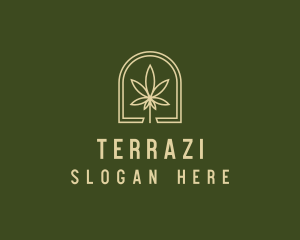 Marijuana Leaf Dispensary logo design