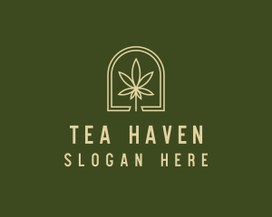 Marijuana Leaf Dispensary logo design