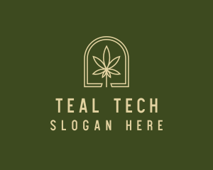 Marijuana Leaf Dispensary logo design