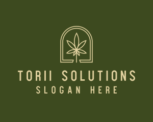 Marijuana Leaf Dispensary logo design