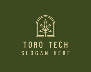 Marijuana Leaf Dispensary logo design