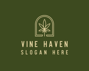 Marijuana Leaf Dispensary logo design