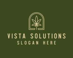 Marijuana Leaf Dispensary logo design