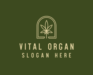 Marijuana Leaf Dispensary logo design