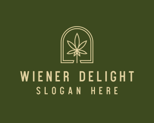 Marijuana Leaf Dispensary logo design