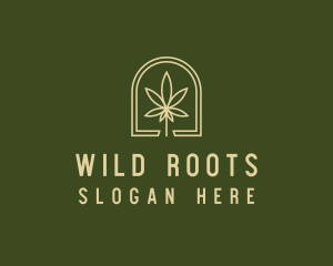 Marijuana Leaf Dispensary logo design