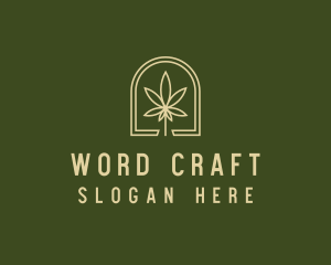 Marijuana Leaf Dispensary logo design