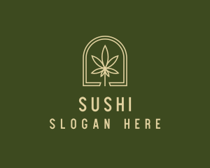 Marijuana Leaf Dispensary logo design