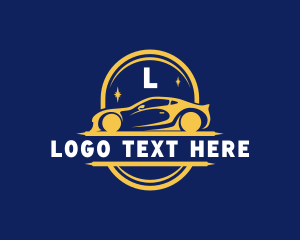 Sedan - Vehicle Auto Detailing logo design