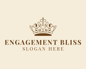 Engagement - Pageant Queen Crown Jeweler logo design