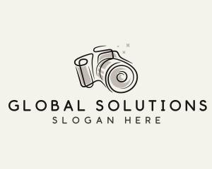 Camera Lens Photography Logo