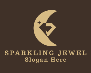 Moon Diamond Jeweler logo design