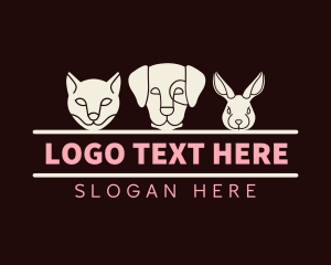 Center - Pet Veterinary Center logo design