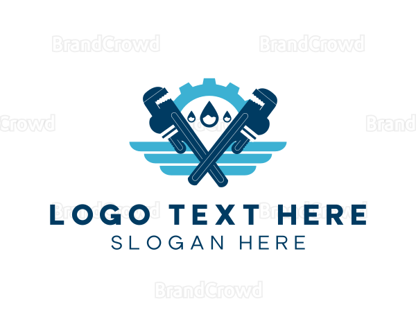 Cog Wrench Plumbing Logo