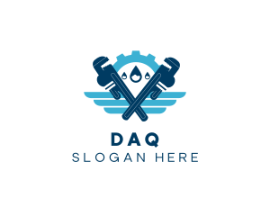 Drainage - Cog Wrench Plumbing logo design
