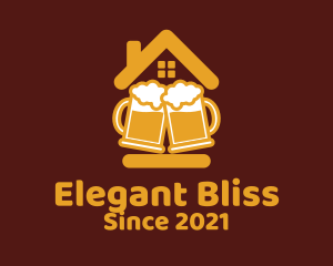 Draught Beer - Pub Beer House logo design