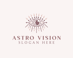 Mystical Tarot Eye logo design