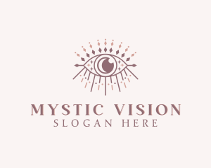 Mystical Tarot Eye logo design