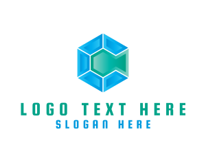 Hexagon Business Letter C   logo design