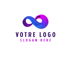 Gradient Infinity Loop Logo