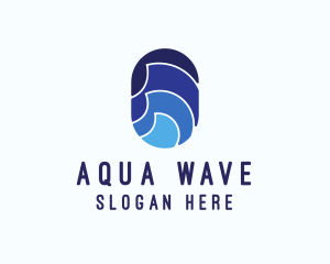 Ocean Waves Surf  logo design