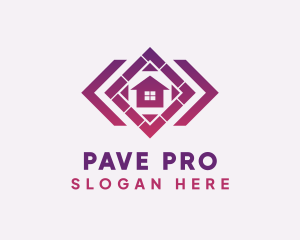 House Tile Flooring logo design