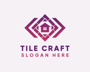 House Tile Flooring logo design