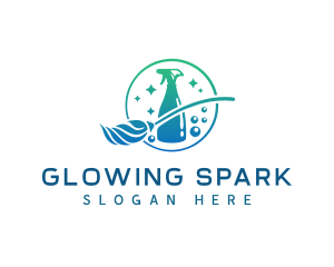 Shine - Mop Sprayer Cleaner logo design