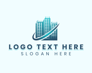 Infrastracture - Architect Building Construction logo design