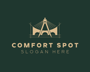 Bridge Compass Structure logo design