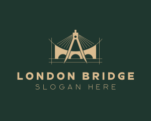 Bridge Compass Structure logo design