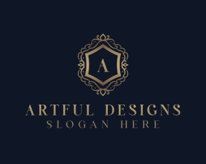 Crest Ornament Boutique logo design