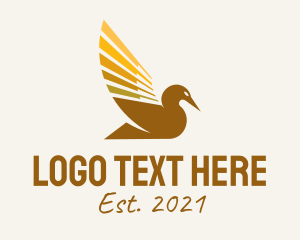 Osprey - Farm Duck Animal logo design
