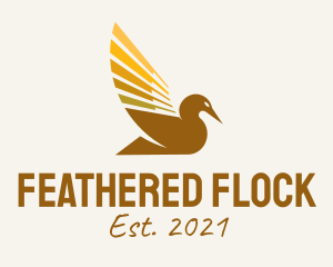 Geese - Farm Duck Animal logo design