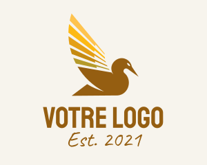 Wing - Farm Duck Animal logo design