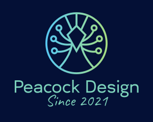 Peacock - Peacock Bird Aviary logo design