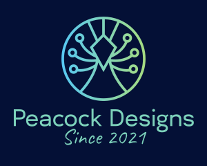 Peacock - Peacock Bird Aviary logo design