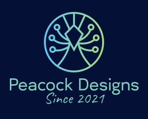 Peacock Bird Aviary  logo design