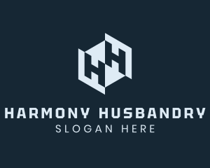 Organization Firm Letter HH logo design